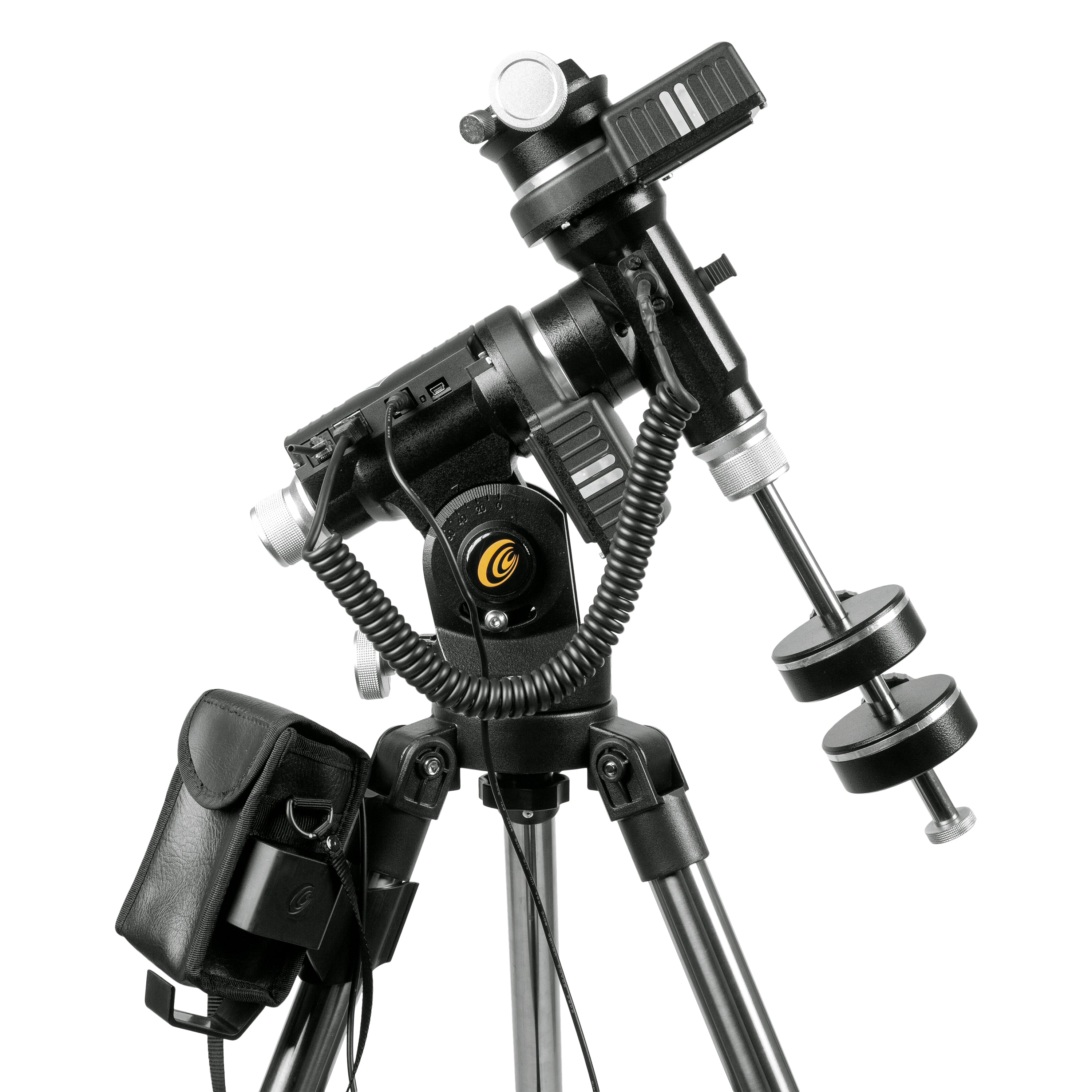 ED80-FCD100 Air-Spaced Triplet Refractor Telescope with 0.8x Focal Reducer and iEXOS-100-2 PMC-Eight Equatorial Tracker System