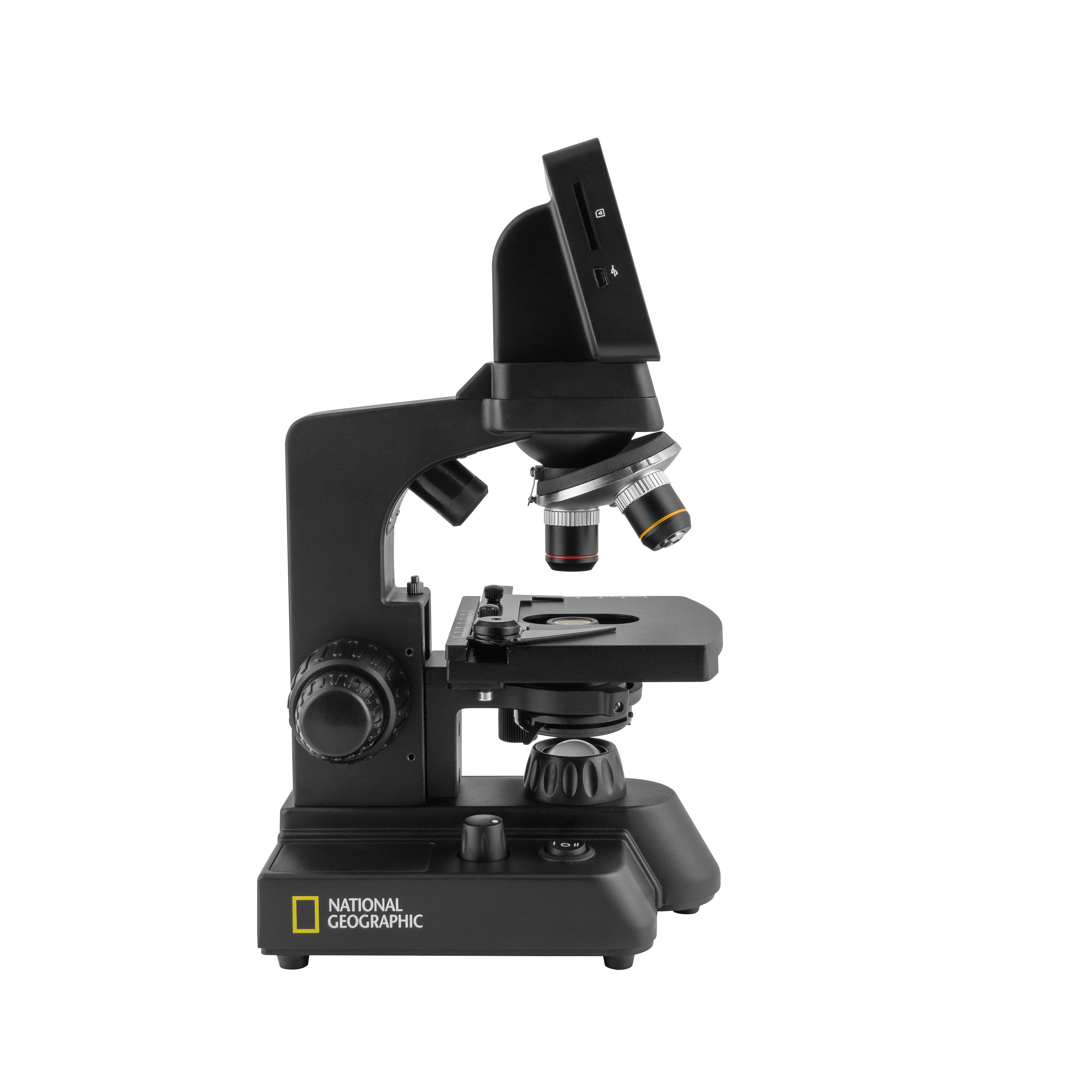 21x-840x Digital Microscope with 4.3-inch LCD Touchscreen and Integrated Camera