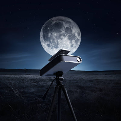 Hestia Smartphone-Based Telescope with Full-Size Tripod and Solar Filter