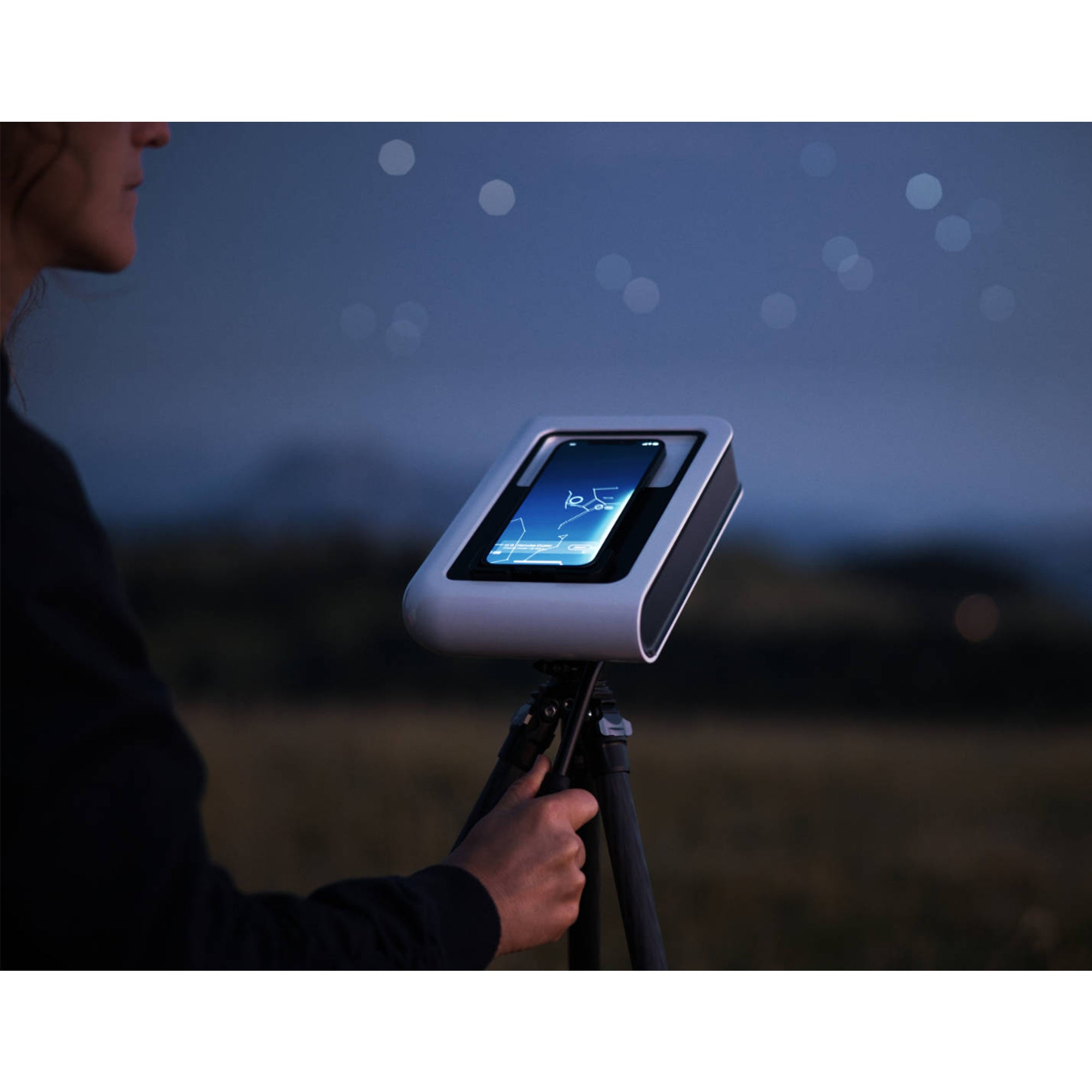 Hestia Smartphone-Based Telescope with Full-Size Tripod and Solar Filter