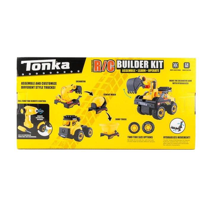 Tonka R/C Builder Kit- back packaging