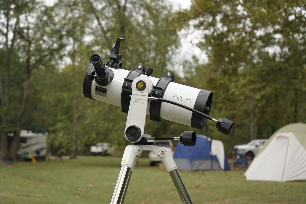 Sidara Nano 114 telescope at a campsite